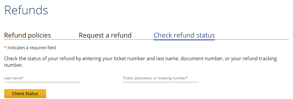 Refunds Request A United Airlines Ticket Refund