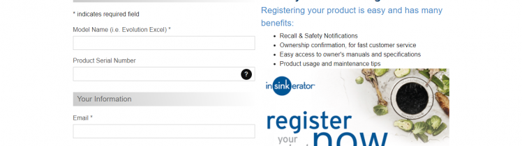 Register-Your-Product-InSinkErator-Emerson