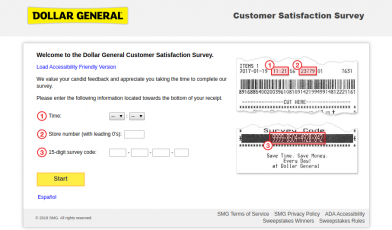 Dollar General Customer Satisfaction Survey