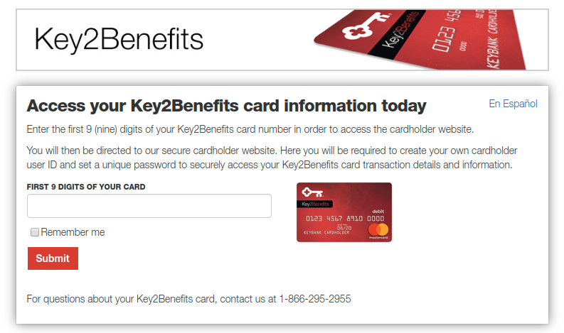 Key2Benefits Card Activate