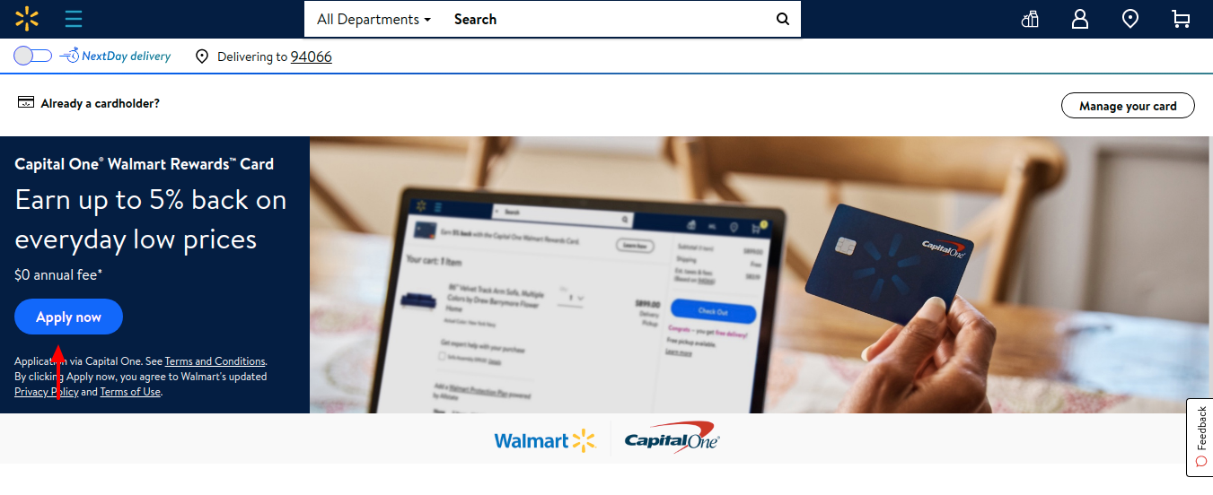 Walmart Credit Card Apply