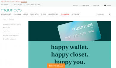 maurices credit card logo