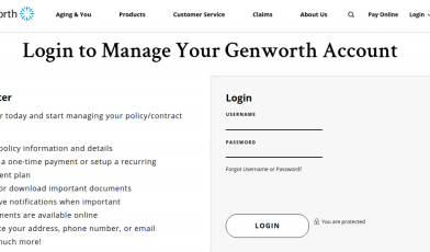 Genworth Customer Login