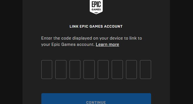 epic game activation