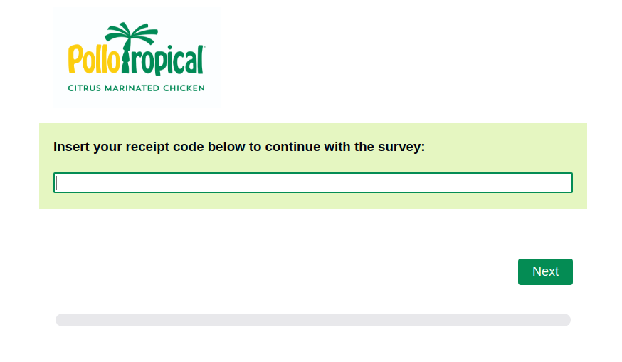 pollo tropical survey