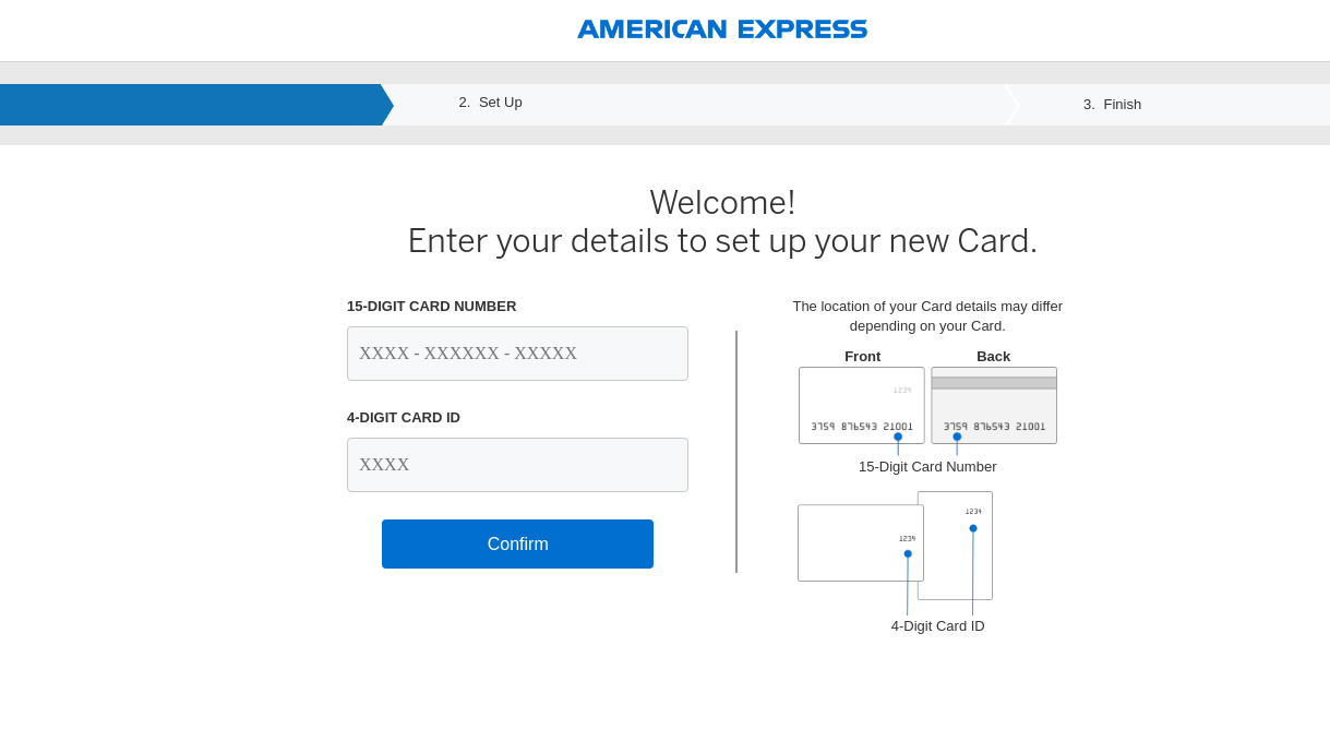 activate american express card