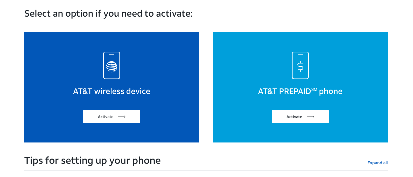 at&t activate