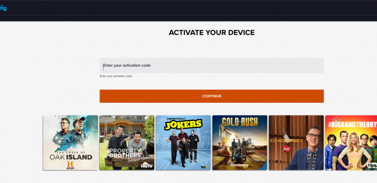 activate sling tv