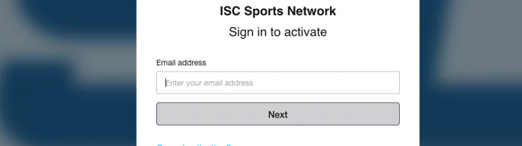 isc sports network activate