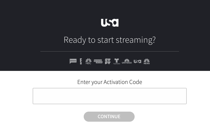 usa network activate